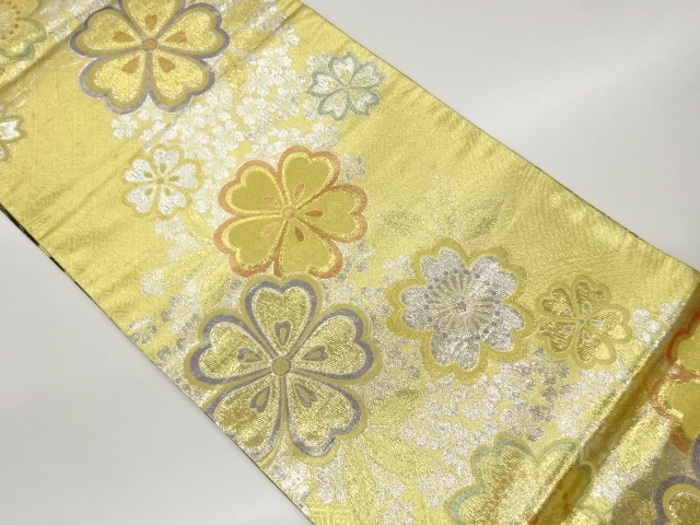 JAPANESE FUKURO OBI / WOVEN SAKURA